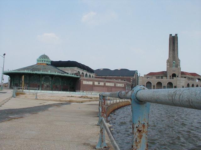 Asbury Park - Carousel and water plant